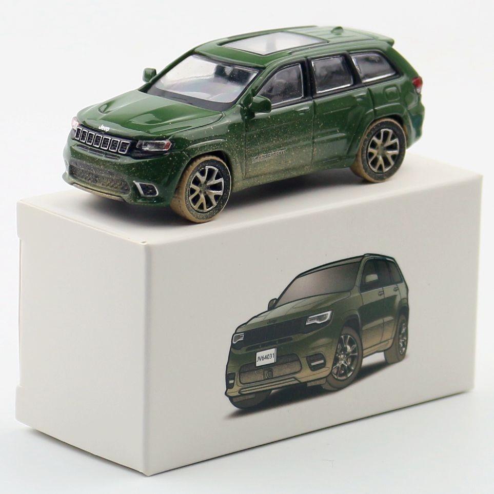 Jkm Alliage Voiture Enfants 164 Jouet Grand Cherokee Racing Eagle SUV Berline Modèle Statique Ornement