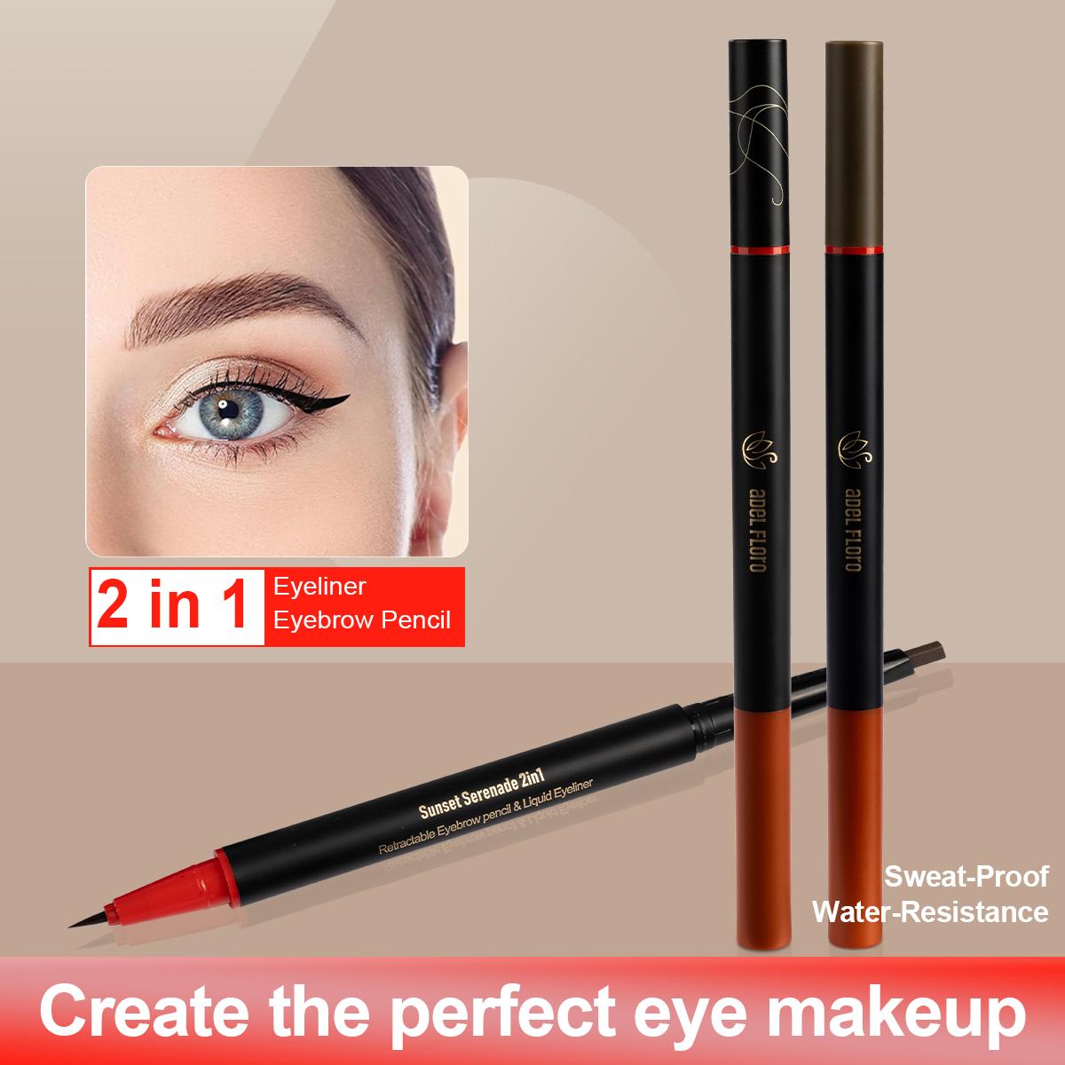 

Retractable Eyebrow Pencil Long Lasting Waterproof Sweatproof Non-Smudge
