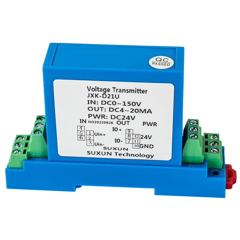 DC/AC Voltage Transmitter 500V 1000V 4-20mA 0-10V Voltage Transducer RS485 AC Hall Voltage Sensor