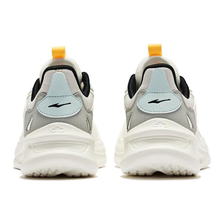 Erke Lingyue 2.0 Mesh Versatile Comfortable Breathable Rebound Low-Top Running Shoes Men sneakers Micro-Crystal-White Recycled-Gray 51124103319-001