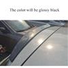 39" Glossy Black Pu Car Rear Roof Lip Trunk Spoiler Wing Lid Tail Sticker Trim