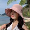 Fashion Sun Shield Hat For Women With Wide Brim And Sunblock Function For Outdoor Activities