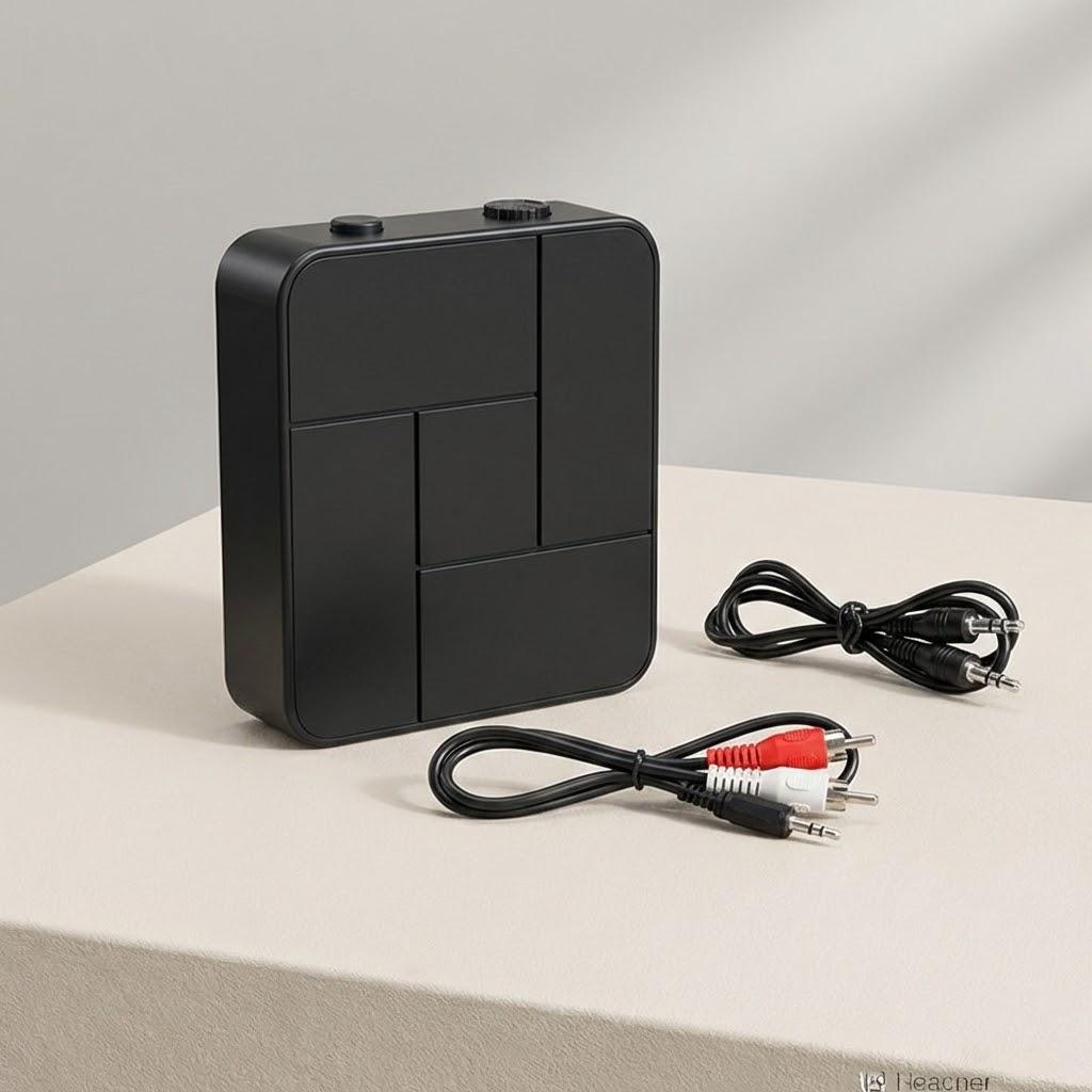 

Bluetooth 5.0 Wireless Audio Receiver Transmitter 3.5mm AUX RCA USB Adapter Stereo Car TV PC Headphone Mic чорний