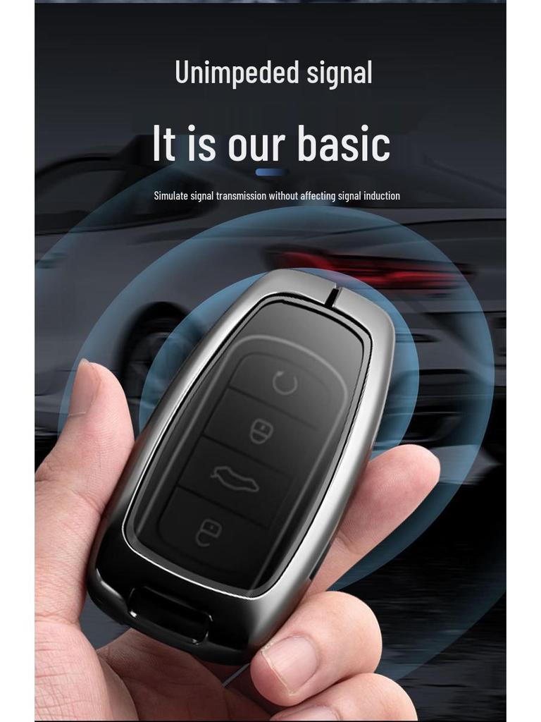 Genuine Leather Key Cover for Chery Omoda, Jaecoo7, and Oumengda C7 (2025 Overseas Versions)