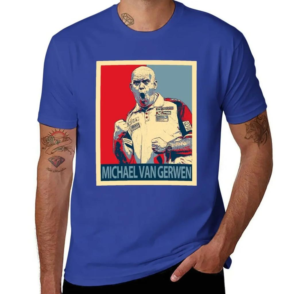 Michael Van Gerwen T-Shirt blacks oversized mens clothing
