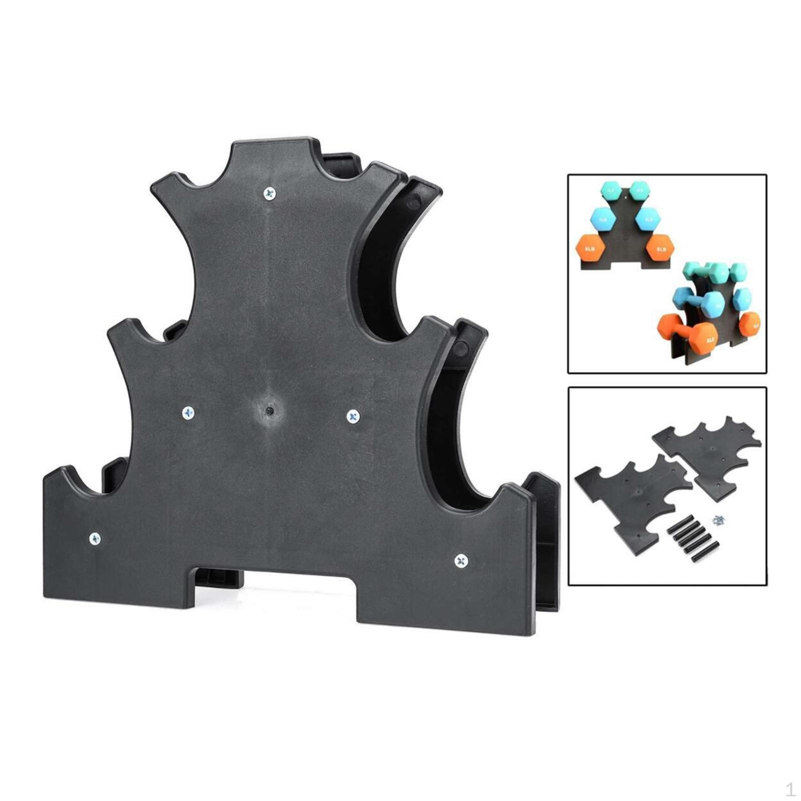 

Anti- Dumbbell Holder, 3 Tiers Weight Triangle Rack Tree Shaped Storage Bracket Lifting Tree_33x29x8.5cm