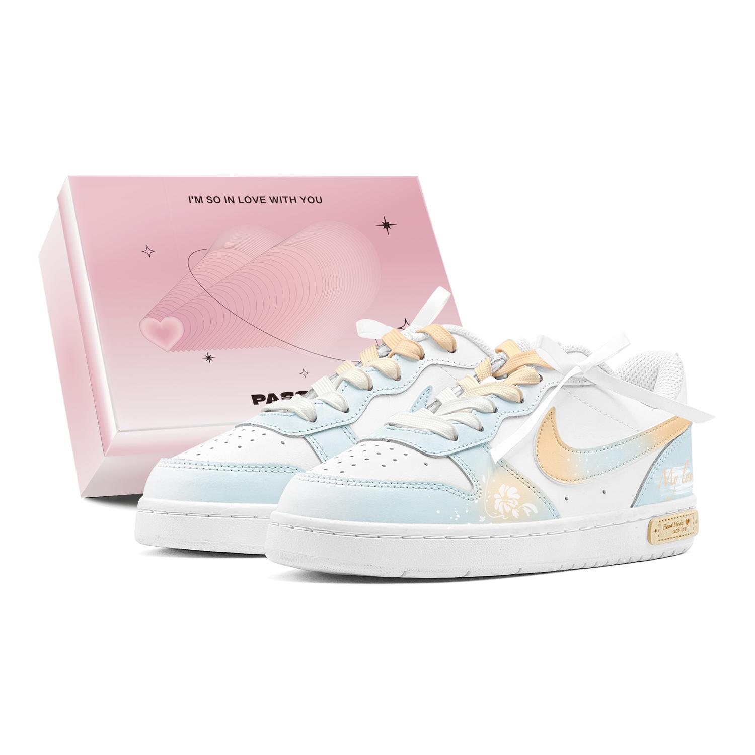 

Nike Court Borough GS Couple s, Romantic Favor, Sweet Dream Camellia Abrasion Resistant Abrasion Resistant Low top BQ5448-100(TeamS2-S-BOX) 35.5