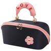 Borsa per Trucco e Articoli da Toeletta Lussuosa con Perle, Grande Capacità, Portatile