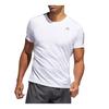 adidas T Shirts Men's White Crew Neck Moderate Straight Fit EK2855