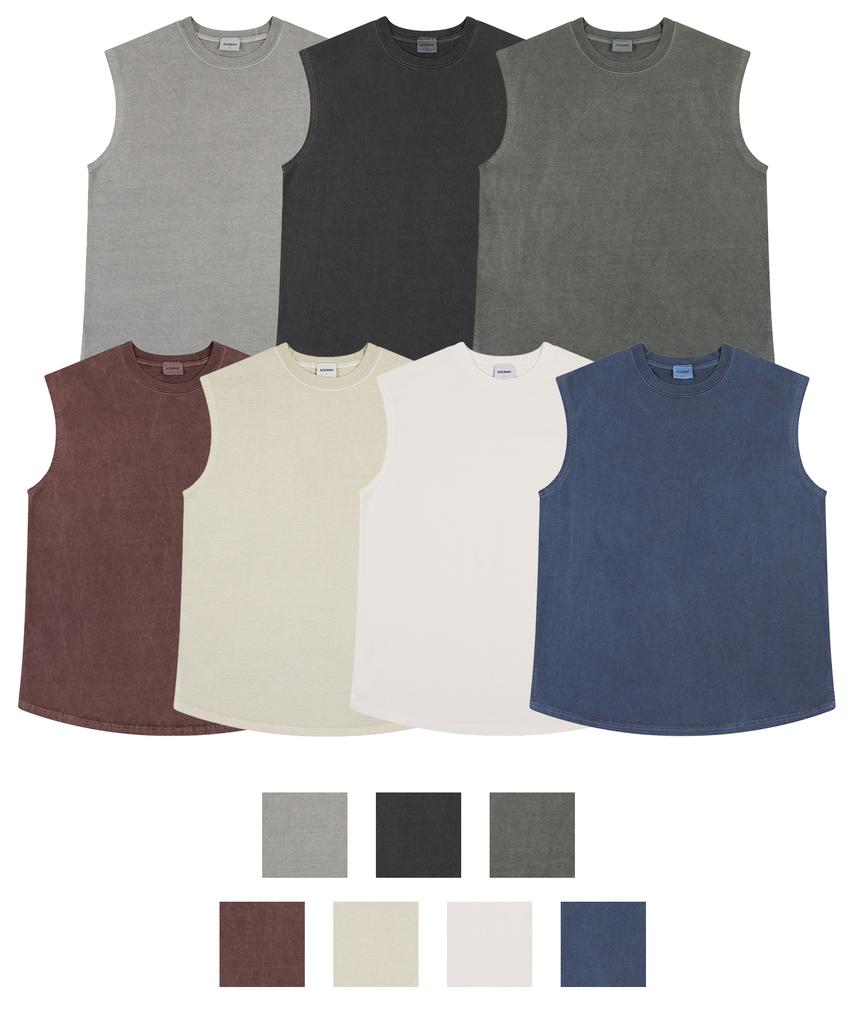 ADERNM Vintage Pigment Dyed Sleeveless