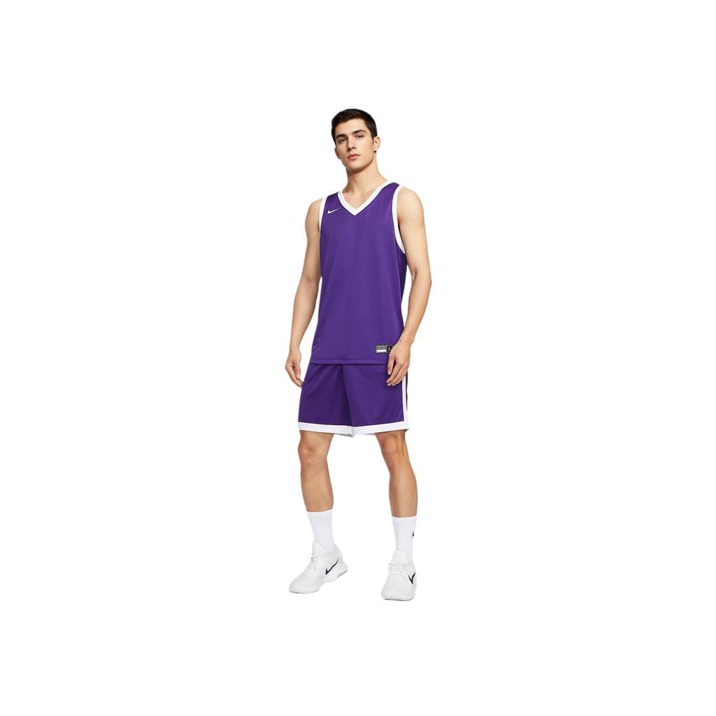 Nike Dri-Fit Stock Crossover Comfortable Fashion Trendy Versatile Solid Color Sports Shorts Men shorts Purple IB8647-547