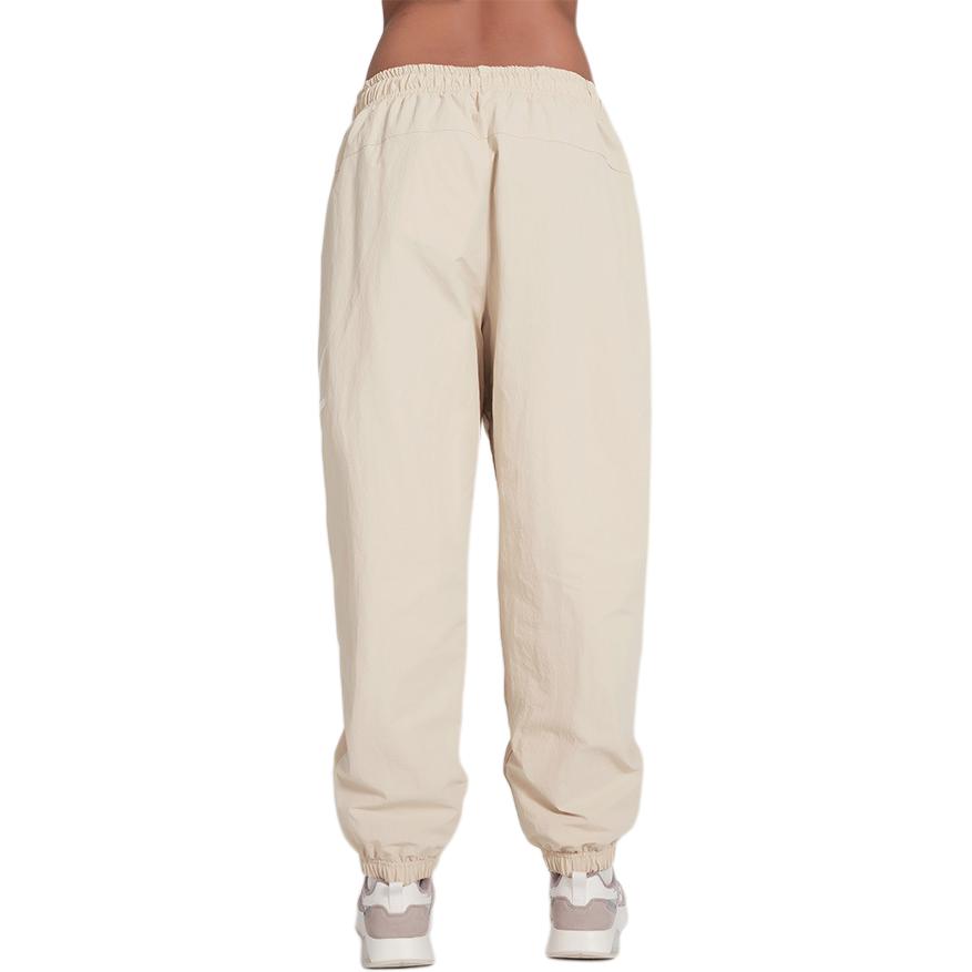 Reebok Mid Rise Drawstring Fashion Cuffed Knit Joggers Unisex Pants Beige 24SRC609UGM1