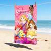 Custom Name Lights Stylish Digital Printing Beach Towel Quick‑Drying Absorbent Blanket for Beach Pool Gym Travel