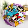 1PC The Powerpuff Girls Umbrella Portable Folding Umbrella Iron Frame Hole Bone Structure Outdoor Home Umbrella A7