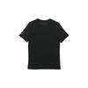 Nike double swoosh letter logo printed short sleeve T-shirt for men, black