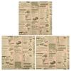 50 Blatt Ölfestes Lebensmittelverpackungspapier Hygienische Backpapier-Einlagen Dekorative Brot-Hamburger-Verpackung Bäckereiwerkzeuge Gebäckverpackung