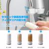 CMD Water Purifier, Faucet-Mounted Water Filter with 3 Filter Cores, Removes 12 Substances (Chlorine, Fluoride, Water), Water Saving, Dual Mode Switch