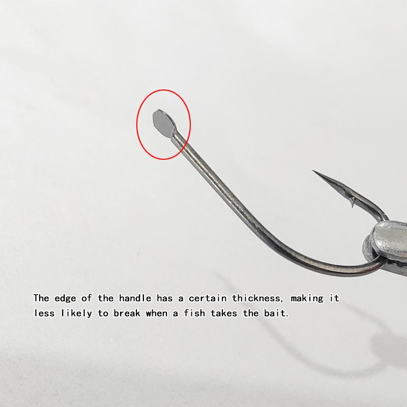 Izu Maruse Barbed Fish Hooks Set: 100-500 Small Carbon Steel Hooks for Pond Fishing