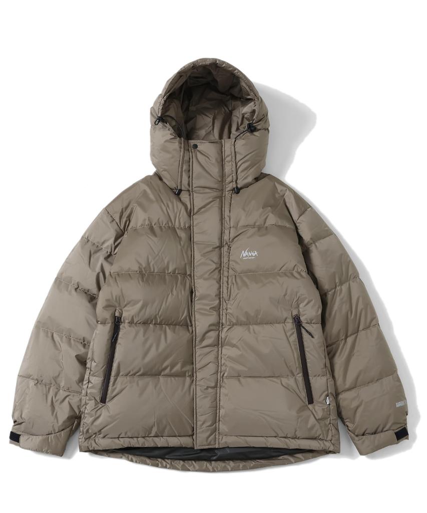 Cliff Mayer NANGA Collaboration Retro Down Jacket, Men's, X-Large, Beige