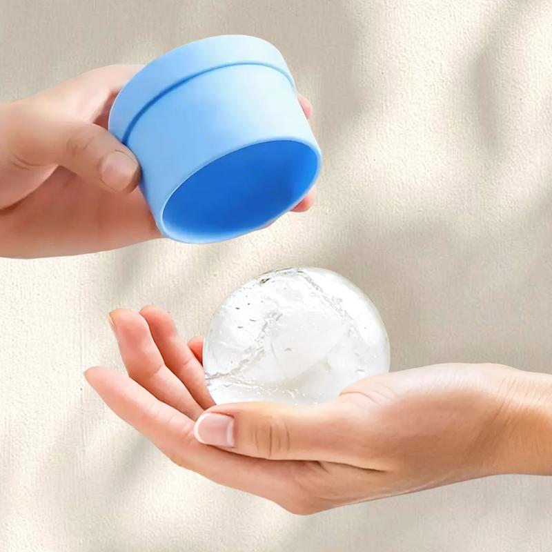 Household Ice Ball Maker Round Whiskey Ice Ball Large Easy Release Mold Home Silicone Ice Tray Ice Cube Mold