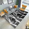 1PC Skull Dark Gothic Pattern Printed Carpet Rug for Living Room Bedroom Home Sofa Decoration,Non-slip Floor Mat Floor Mat
