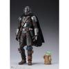 TAMASHII NATIONS S.H. Figuarts Star Wars The Mandalorian & Grogu 150mm Action Figure ABS PVC Fabric Painted