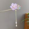 Ancient Style Floral Hairpin with Tassels - Elegant Chinese Hanfu and Qipao Accessory