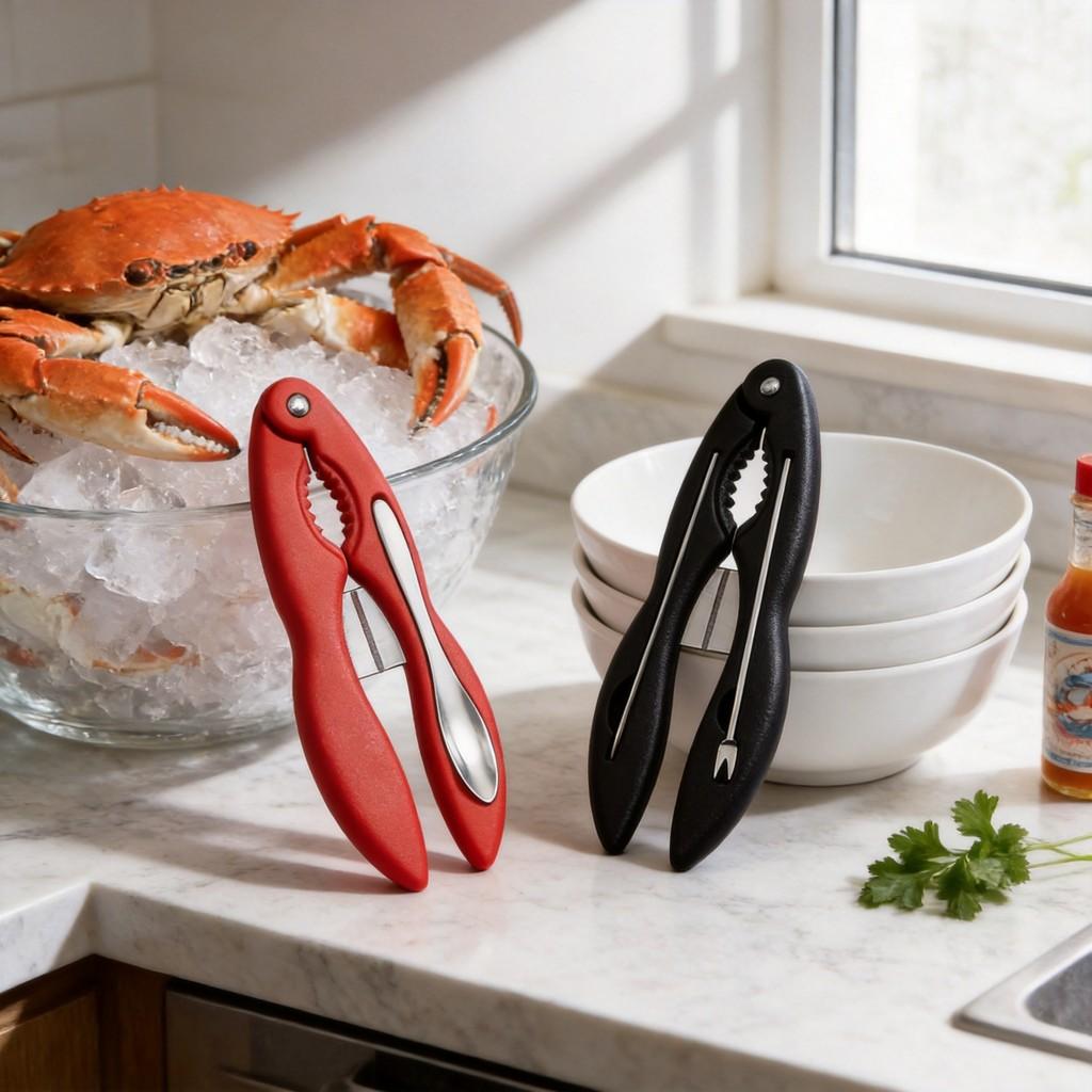Stainless Steel Crab Tool Set With Removable Components For Seafood Lovers Kitchen Gadgets