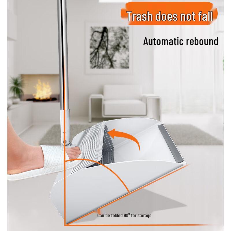 Household Foldable Broom & Dustpan Set