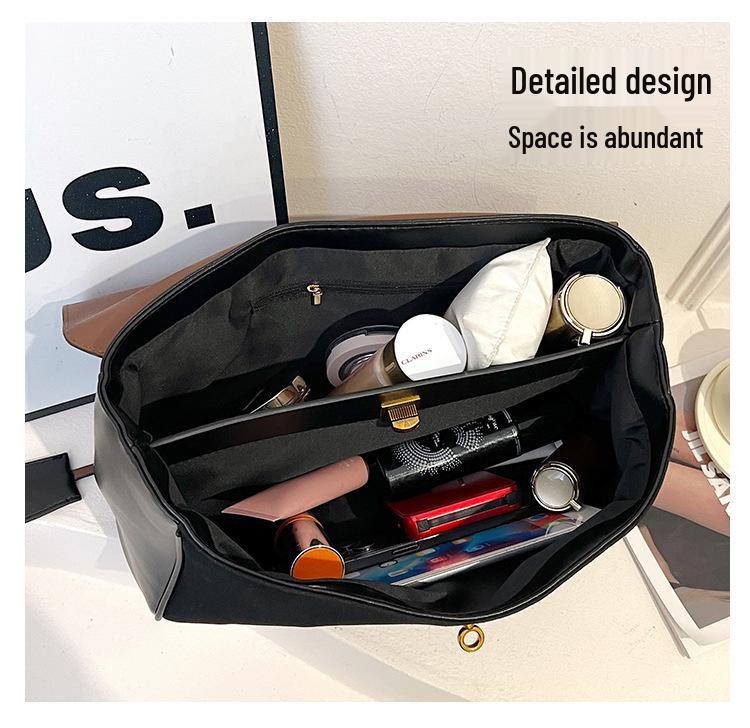 Geantă de mână tote crossbody de damă 2025 Retro cu suprafață din piele întoarsă toamnă/iarnă