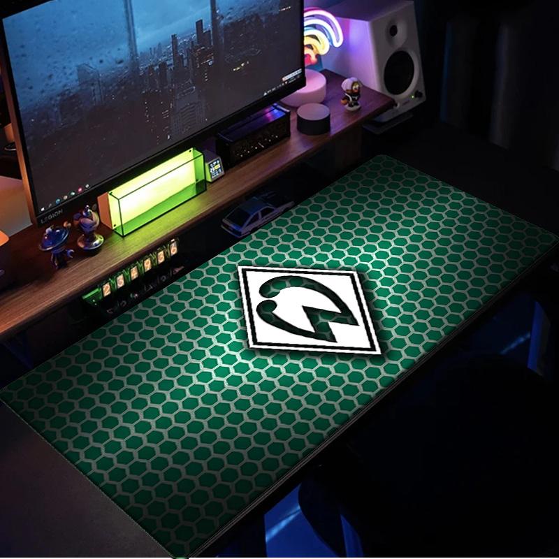 Grünes Bremen Muster Mauspade, Gummiunterseite, Mauspade für Gamer und Bürogebrauch, Gaming Schreibtisch, Leicht zu reinigende Matte Weihnachtsgeschenke für Fans