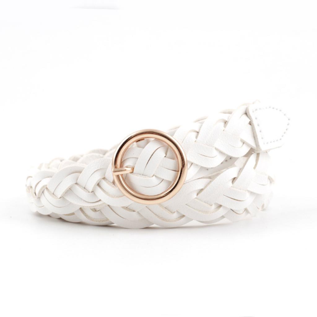 Cintura da Donna Elegante e Versatile con Fibbia Rotonda