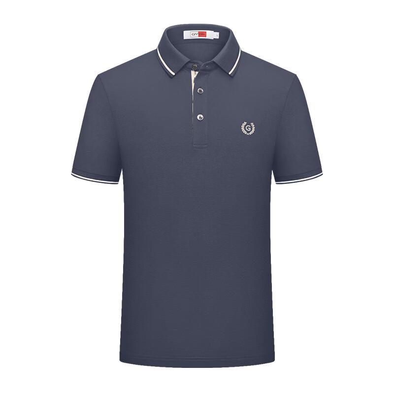 Goldlion Men's Silk Blend Breathable Polo Shirt