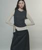 Enor Classic Pleated Midi Skirt - Black