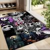 Nightmare Before Christmas Carpet Rug Soft Washable Anti Slip Home Living Room Sofa Mats Personalized Christmas Rug
