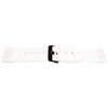 Watch Strap - MY-MONTRE - Compatible Garmin Fenix - 26mm - White Silicone - 5mm Black Sandblasted Buckle