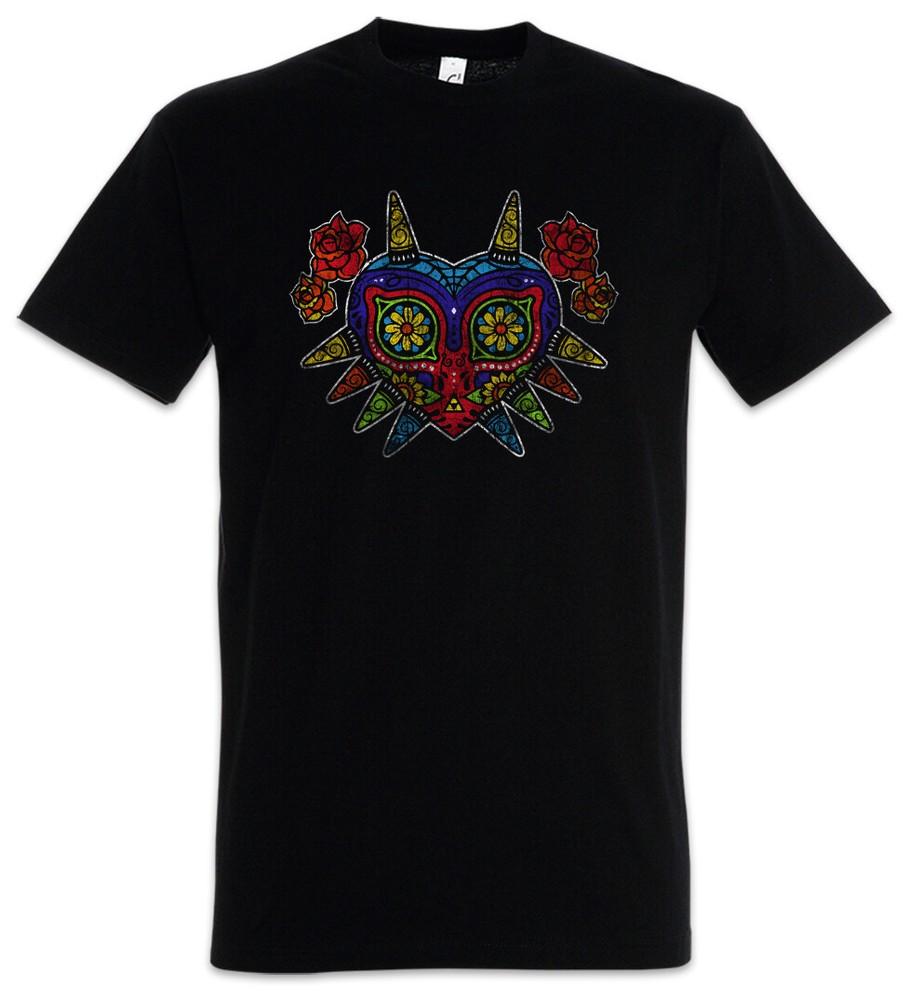 

Mexican Majora s Mask Men s T-Shirt Horror Kid Zelda Game Cult Nerd Majora Link M