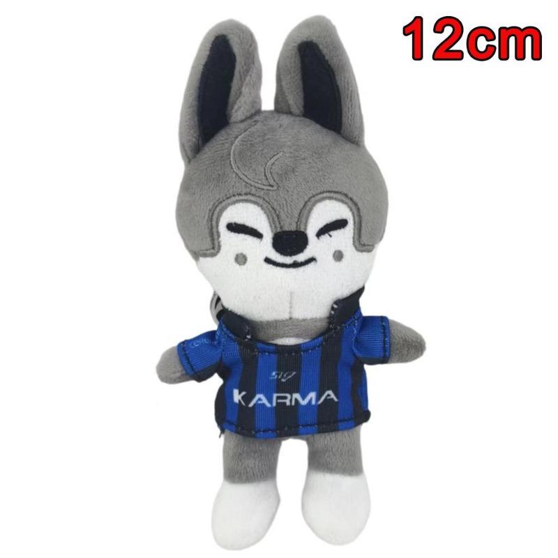 Stray Kids Plush The Latest  Crouched Doll with A Hat, Cute Pendant and Star Merchandise From