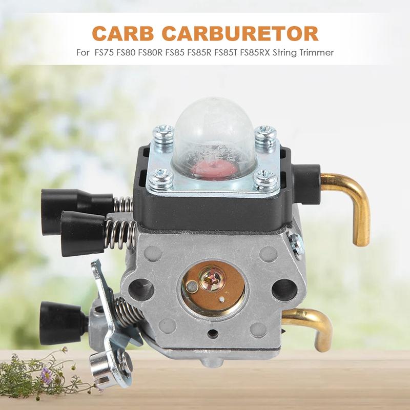 FS85 Carburetor + Air Filter Cover For STIHL FS75 FS80 FS 85 KM80 KM85 FC75 String Trimmer Brush Cutter Tune Up Kits