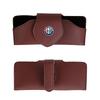 PU-Leder Auto-Sonnenblende Brillenclip Sonnenbrillenhalter Ventil-Organizer Für Stelvio 147 MiTo 156 159 Giulia Giulietta
