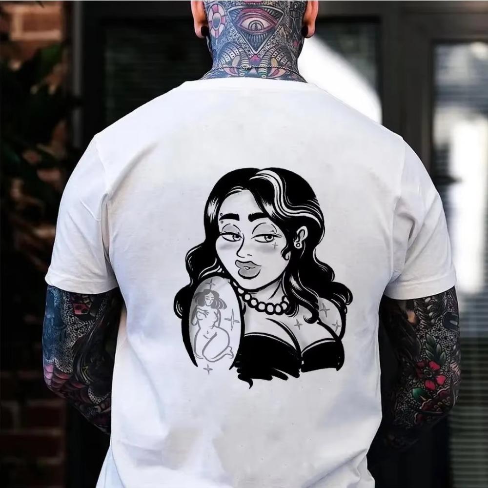 

Лето Новинка Горячая Распродажа Высокое Качество Уличная Одежда Странный Короткий Рукав Удобный Дышащий Свободный Быстросохнущий Топ Мужская Одежда XXXXXL