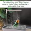 Bird Shower Automatic Bird Bath Parrot Shower Rechargeable Tub With Circulating Faucet Pet Supplies Bathing Accessories For Set