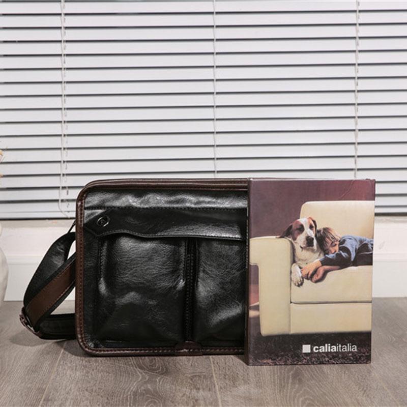 Hombre Bolso de hombro vertical Business casual cremallera versátil iPAD  paquete de archivos antirrobo Maletín comprar a buen precio — entrega  gratuita, reseñas reales con fotos — Joom