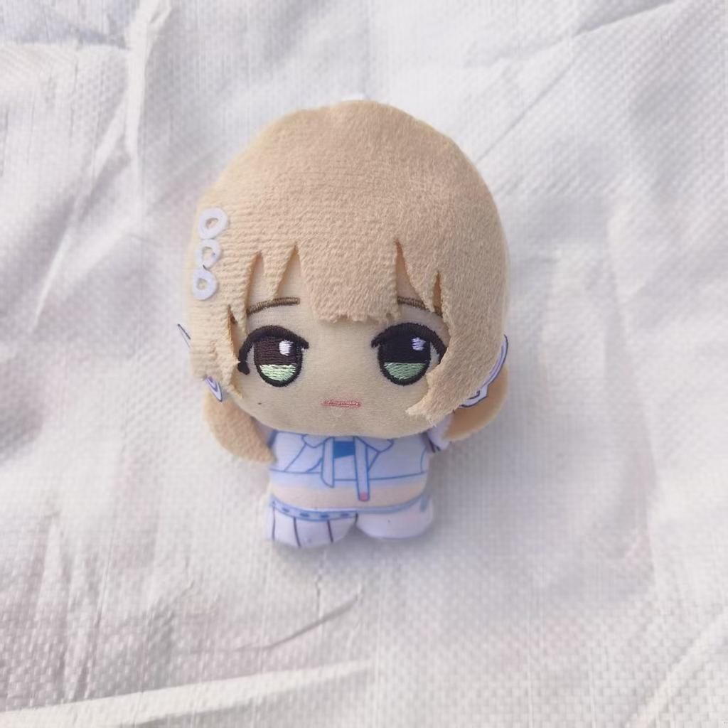 10cm School Idol Master Plush Cartoon Anime Plushie Ume Hanami Hiro Shinosawa Stuffed Figure Model Room Decor Toys Doll Kid Gift