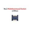 4Pin 21Pin 41Pin 53Pin FPC Female Socket Motherboard LCD Display Screen Flex Cable Clip Ribbon Connector For New 3DS LL XL