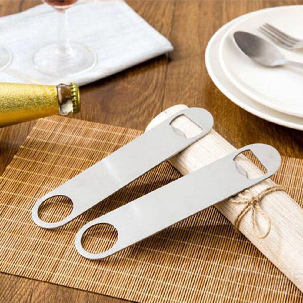 

Multifunction Openers Flat Bottle Opener Tool Beer Bar срібний