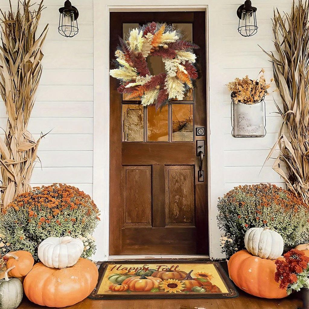AutumnHarvest Festival Thanksgiving Wreaths, Home Decorations, Front Door Hangers, Staircase Hangers