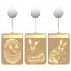 Festival LED Suction Cup Hangings Lamp Convenient Mounting Easter Lights Battery Operated LED Easter Light Adorment