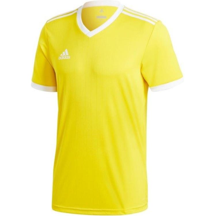 

Adidas Mens V-Neck Pullover Comfortable Soft Short Sleeve T-Shirt Men Tops Yellow CE8941 L