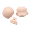 Clay Doll Head Blank Face Back of Set Body Parts Small Decor Stable DIY Unique Vivid